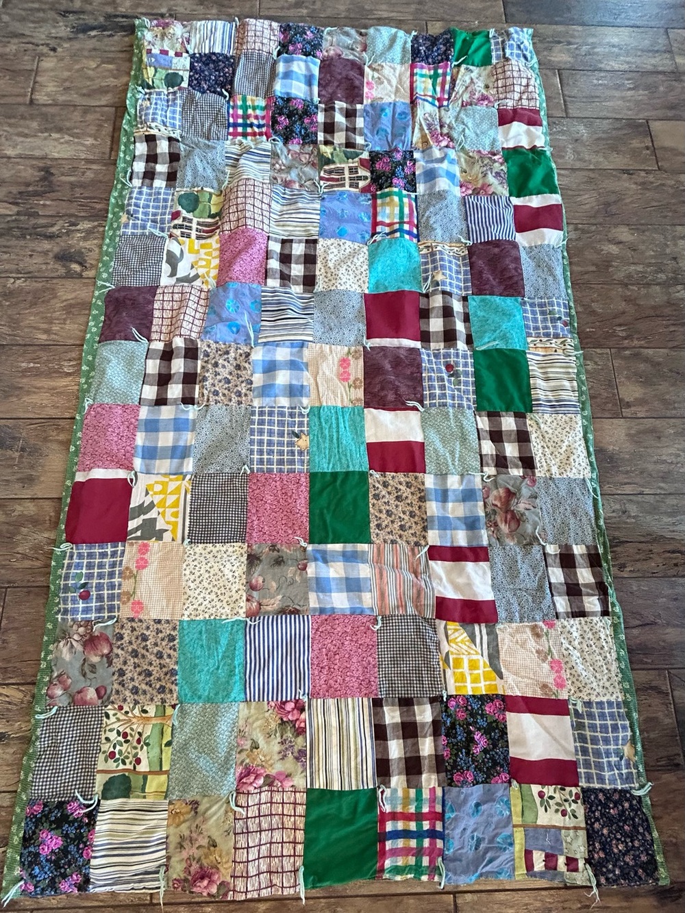 Handmade Vintage Patchwork Quilt Cozy Cottagecore